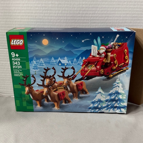 LEGO 40499 Festive Christmas Santa Sleigh Reindeer and Building Brick Blocks Set - Picture 8 of 11